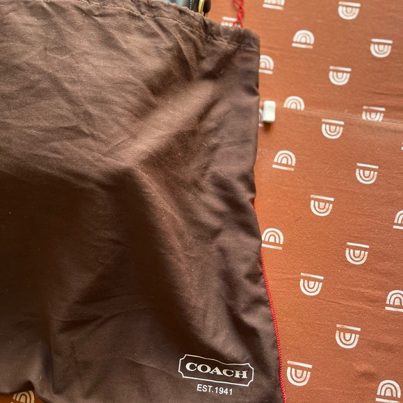 NWT Coach Black Leather Shoulder Bag - Picture 15 of 17